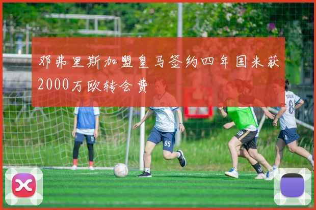 邓弗里斯加盟皇马签约四年国米获2000万欧转会费